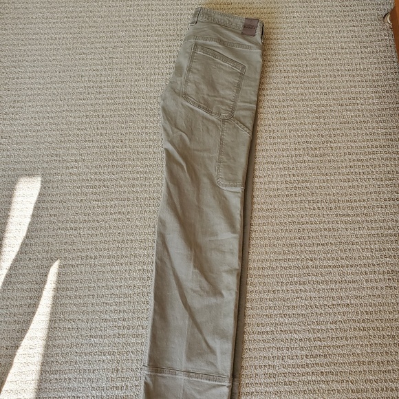 Men's Prana khaki denim pants size 31 W, 30L, in a light tan color - Picture 1 of 2